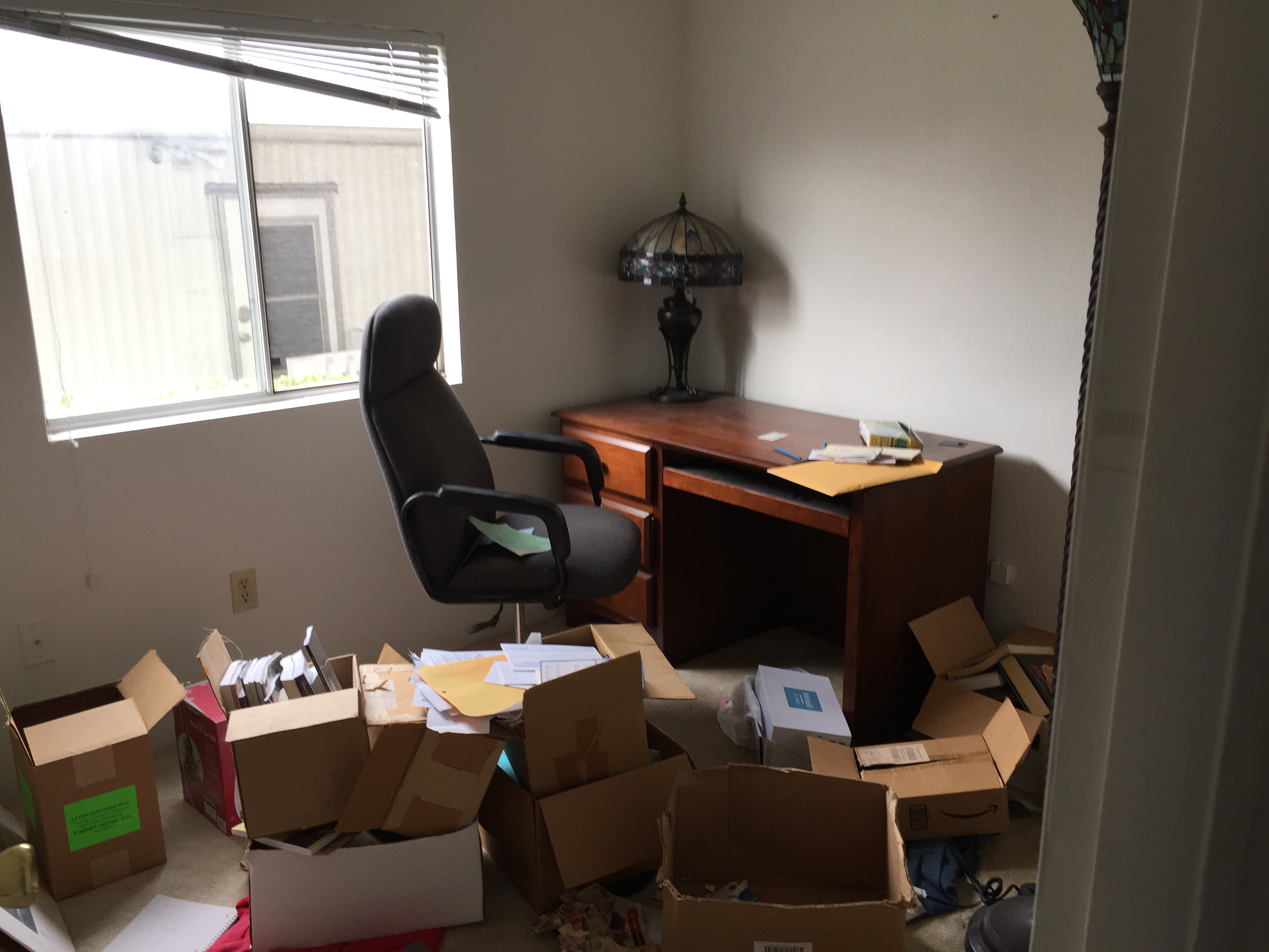 office space hoarder cleaning